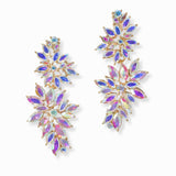 107409, MARQUISE RHINESTONE ACCENT DANGLE EARRING