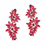 107409, MARQUISE RHINESTONE ACCENT DANGLE EARRING