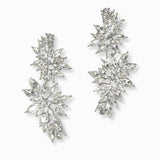 107409, MARQUISE RHINESTONE ACCENT DANGLE EARRING