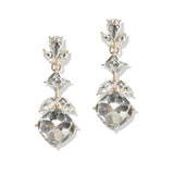 107398, GEOMETRIC RHINESTONE DANGLE EARRING