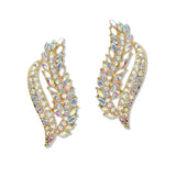 107493, CRYSTAL RHINESTONE EVENING EARRING