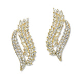 107493, CRYSTAL RHINESTONE EVENING EARRING