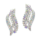 107493, CRYSTAL RHINESTONE EVENING EARRING