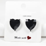 98479, RHINESTONE HEART STUD EARRING