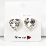 98479, RHINESTONE HEART STUD EARRING