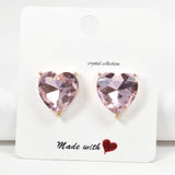 98479, RHINESTONE HEART STUD EARRING