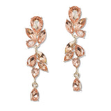 108724, MARQUISE TEARDROP RHINESTONE ACCENT DANGLE EARRING