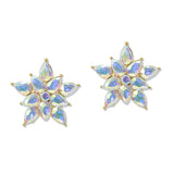 108729, STAR MARQUISE RHINESTONE ACCENT STUD EARRING