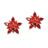 108729, STAR MARQUISE RHINESTONE ACCENT STUD EARRING