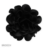 107173, BIG FABRIC FLOWER PIN CLIP BROOCH