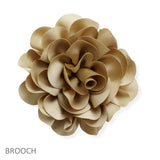 107173, BIG FABRIC FLOWER PIN CLIP BROOCH