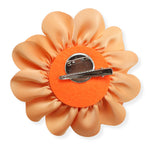 107173, BIG FABRIC FLOWER PIN CLIP BROOCH
