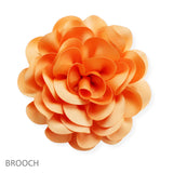 107173, BIG FABRIC FLOWER PIN CLIP BROOCH