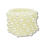 GMB-01-CR GMB-01-CR · Pearl Cluster Stretch Bangle – Cream
