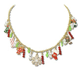 GMN43-1 GMN43-1 · Enamel Holiday Charm Station Necklace – 1