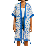 107916, ANIMAL LEOPARD PATTERN PRINT KIMONO COVER UP