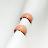 90013, ROUNDED COLOR COATED POST EARRING
