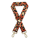 90439, ANIMAL PRINT PATTERN ADJUSTABLE BAG STRAP/CROSSBODY STRAP