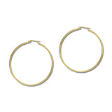 60Mm Large Round Tube Hoop Earrings – Gold · SSE209G_IVY IMG_6236