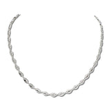 Dainty Mariner Link Stainless Steel Chain Necklace – Silver · SSN3116R_IVY IMG_6312