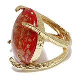 93622, CHUNKY ROUND CELLULOID ACETATE BANGLE BRACELET