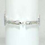 98169, CUTOUT MARQUISE PAVE RHINESTONE BRACELET