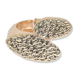 107392, HAMMERED TEXTURED METAL BANGLE BRACELET