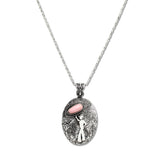 107978, WESTERN COWBOY ENGRAVED PENDANT NECKLACE