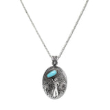 107978, WESTERN COWBOY ENGRAVED PENDANT NECKLACE