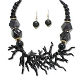 108383, SEA LIFE CORAL STATEMENT NECKLACE