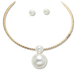 108645, PEARL ACCENT CHOKER NECKLACE