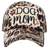108563, DOG MOM EMBROIDERED VINTAGE BASEBALL CAP