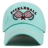 108560, PICKLEBALL EMBROIDERED VINTAGE BASEBALL CAP