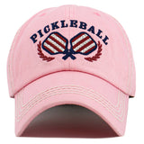 108560, PICKLEBALL EMBROIDERED VINTAGE BASEBALL CAP