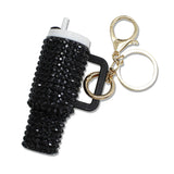 107946, BLING MINI TUMBLER KEYCHAIN BAG CHARM