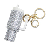 107946, BLING MINI TUMBLER KEYCHAIN BAG CHARM