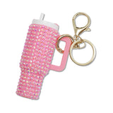 107946, BLING MINI TUMBLER KEYCHAIN BAG CHARM