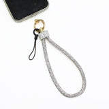 107947, BLING PAVE RHINESTONE PHONE STRAP KEYCHAIN