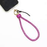107947, BLING PAVE RHINESTONE PHONE STRAP KEYCHAIN