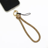 107947, BLING PAVE RHINESTONE PHONE STRAP KEYCHAIN