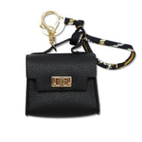 108005, MINI LEATHER HANDBAG KEYCHAIN BAG CHARM