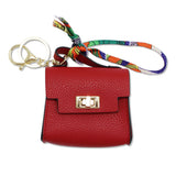 108005, MINI LEATHER HANDBAG KEYCHAIN BAG CHARM