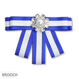 107688, PEARL WITH RHINESTONE ACCENT BOWTIE BROOCH PIN