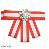 107688, PEARL WITH RHINESTONE ACCENT BOWTIE BROOCH PIN