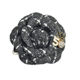 Rose Flower Tweed Brooch PIN - view 2