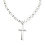 107216, CROSS PENDANT CHAIN NECKLACE