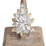 108506, MARQUISE ACCENT RHINESTONE STRETCH RING