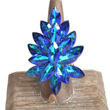 108506, MARQUISE ACCENT RHINESTONE STRETCH RING