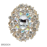 107776, RHINESTONE EVENING BROOCH PIN