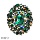 107776, RHINESTONE EVENING BROOCH PIN